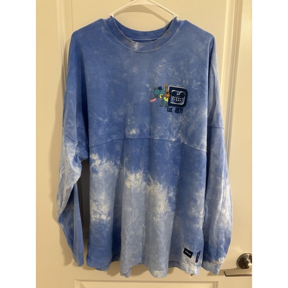 Walt Disney World Long Sleeve‎ Spirit Jersey Aloha Stitch Adult Large EUC - Picture 1 of 6